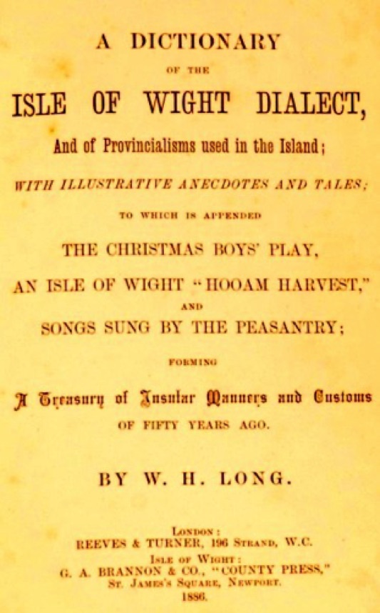 A Dictionary of the Isle of Wight Dialect (1886)